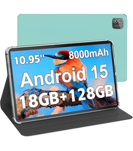 Amazon.com : 11 inch Tablet, Android 15 18GB RAM +128GB ROM+